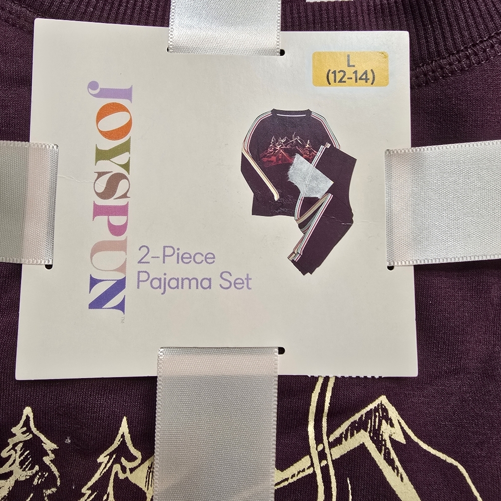 NWT Women's French Terry Pajama set size Large